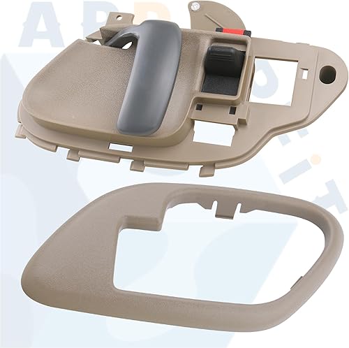 Miniatura 8 de APPERFiT Manija de puerta interior con kit de bisel LH (gris) compatible con Chevy Chevrolet GMC Truck C1500 C2500 C3500 K1500 K2500 K2500 K3500