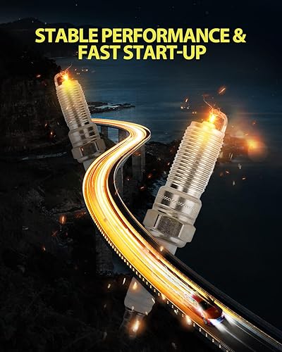 Miniatura 5 de PHILTOP Bujías 5476, doble repuesto de iridio para Equinox, Terreno, Verano, Captiva Sport, Regal, LaCrosse, Corvette, Malibu, OE, paquete de 4