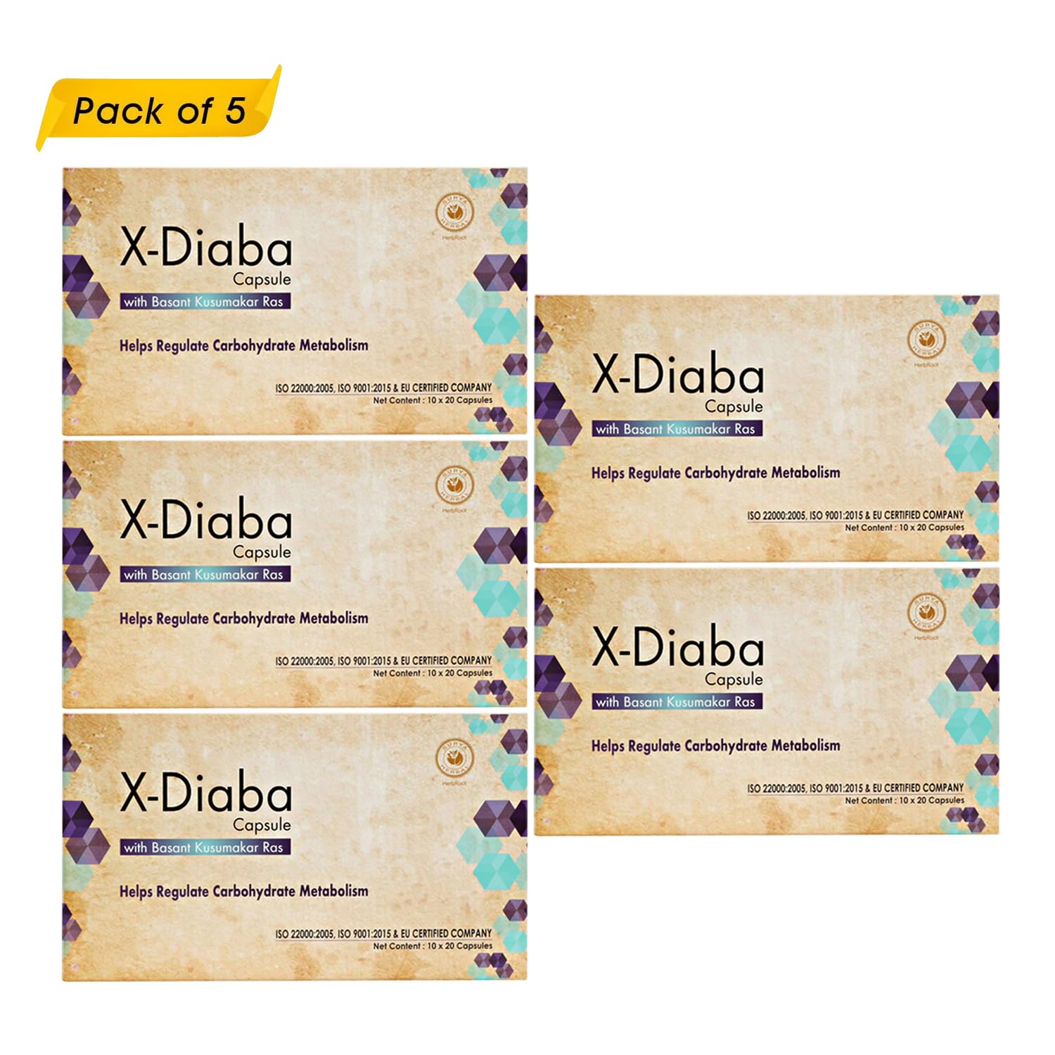 HerbRoot Surya Herbal X-Diaba Capsules, Regulating Diabetes Naturally, 2x10 Capsules,(Pack of 5) (B0B5T32ZLY) Amazon Price History, Amazon Price Tracker