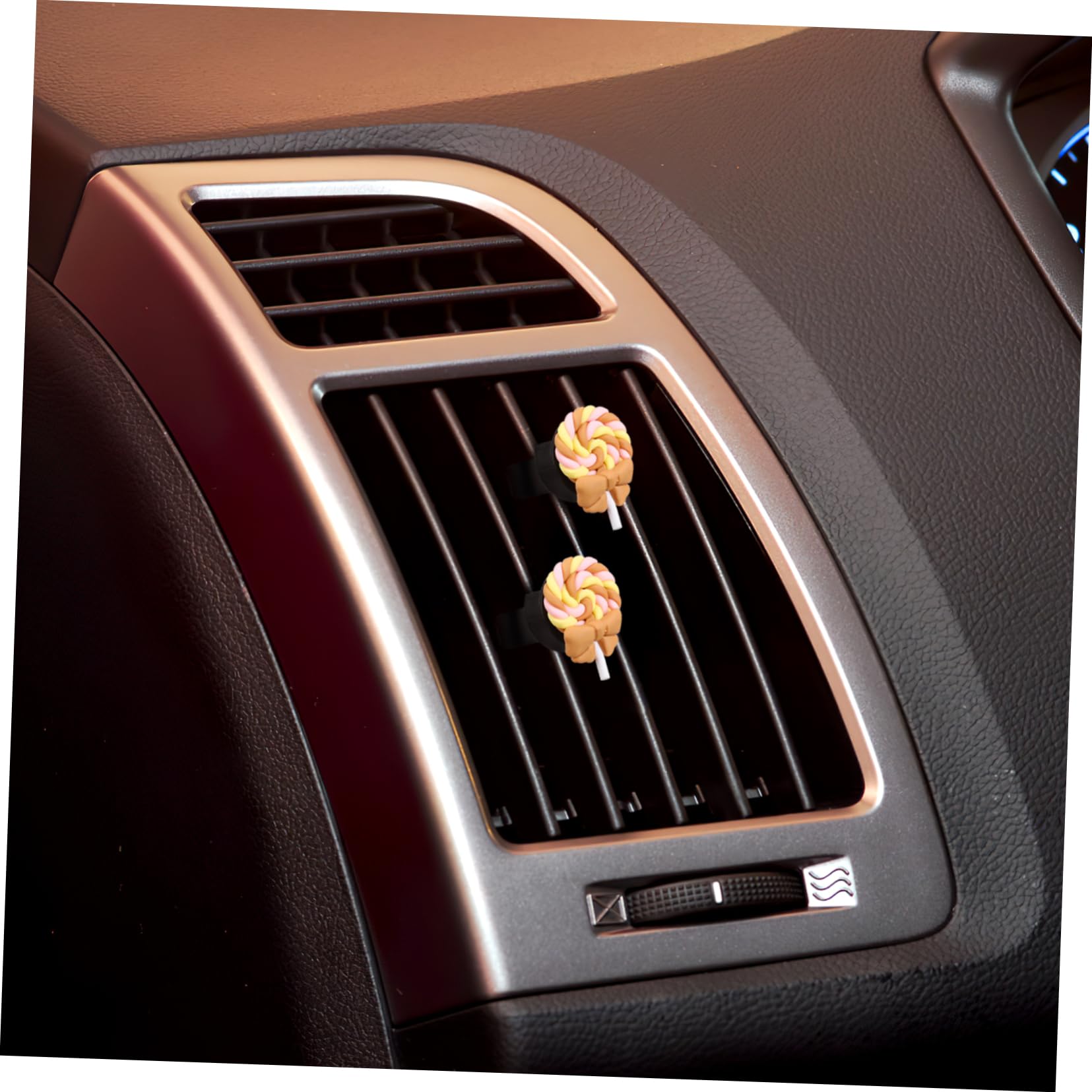 Luxshiny Clip per Bocchette D'aria Auto Profumatore Decorativo a Lunga Durata in Metallo e Plastica 100 Pezzi per Ventilazione e Decorazione Auto e Decorazione Auto