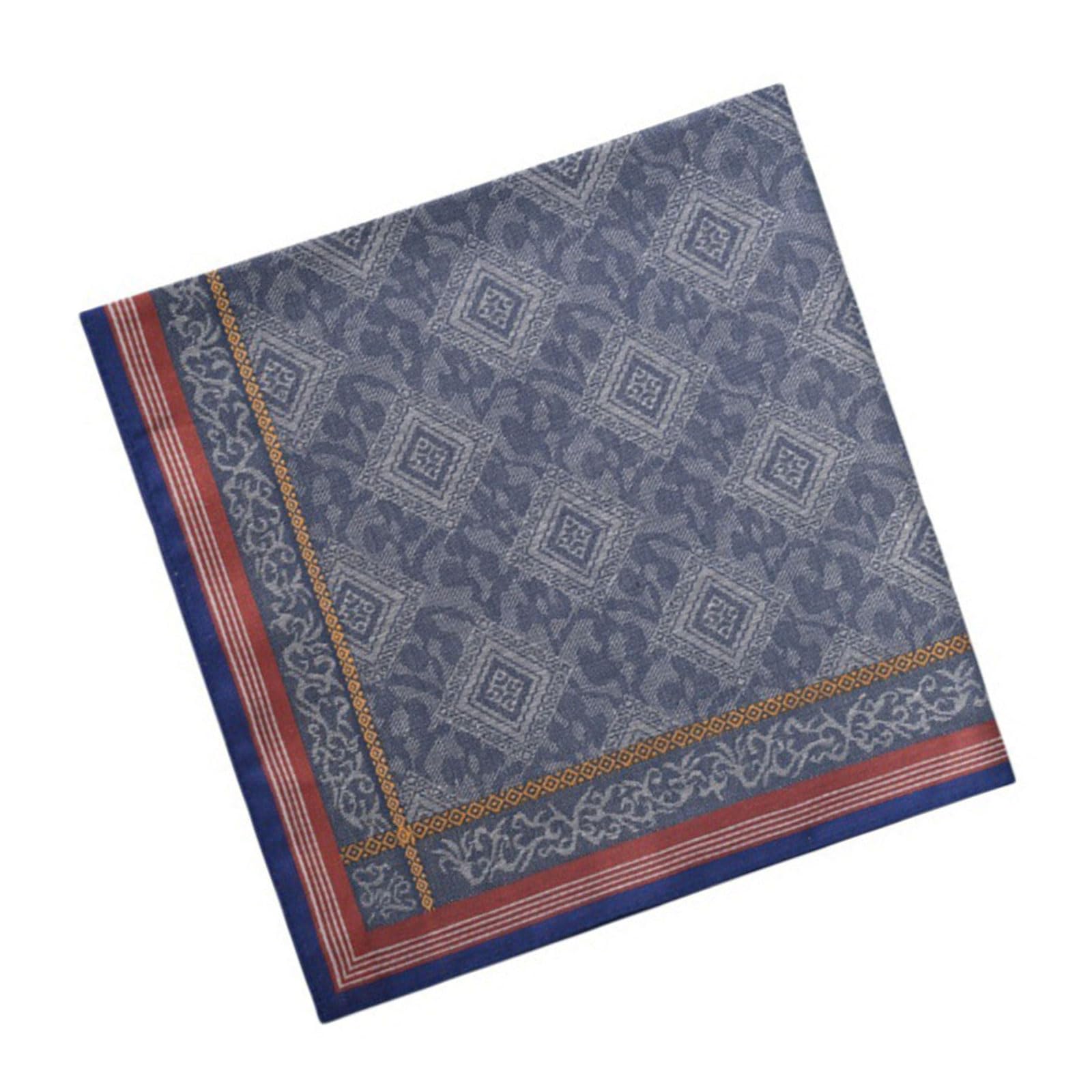 Tsophreniq Luxury Men ' s Handkerchief Cotton Weave High Absorbency Washable Stylish Pocket Square Hankie Everyday Essential Men ' s Cotton Pocket Square