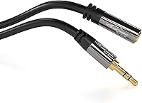 Vista 3 de KabelDirekt cable de extensión de audio estéreo macho a hembra (1/8 pulgada)