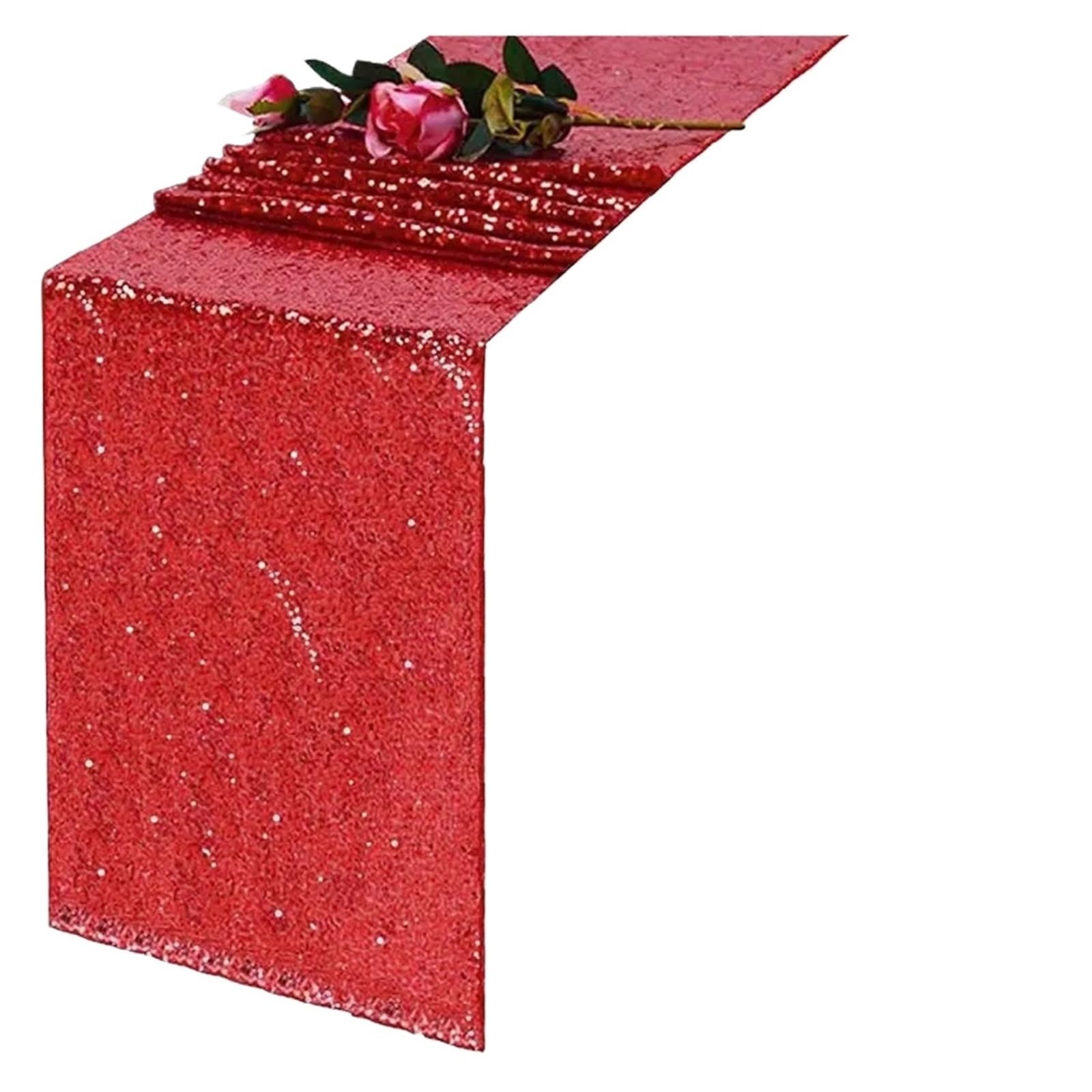 Enmrfvkz Color 3 Glitter Gauze Table Runner, Glitter Gauze Table Runner Multicolor 30X(180-275)Cm