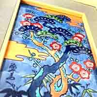 ☆美品/箱付き☆ 有田焼　源右衛門釜　陶板 額装　陶板画【送料無料匿配】 Amazon.co.jp: 箱付き 有田焼 源右衛門釜 陶板 額装 陶板画料匿