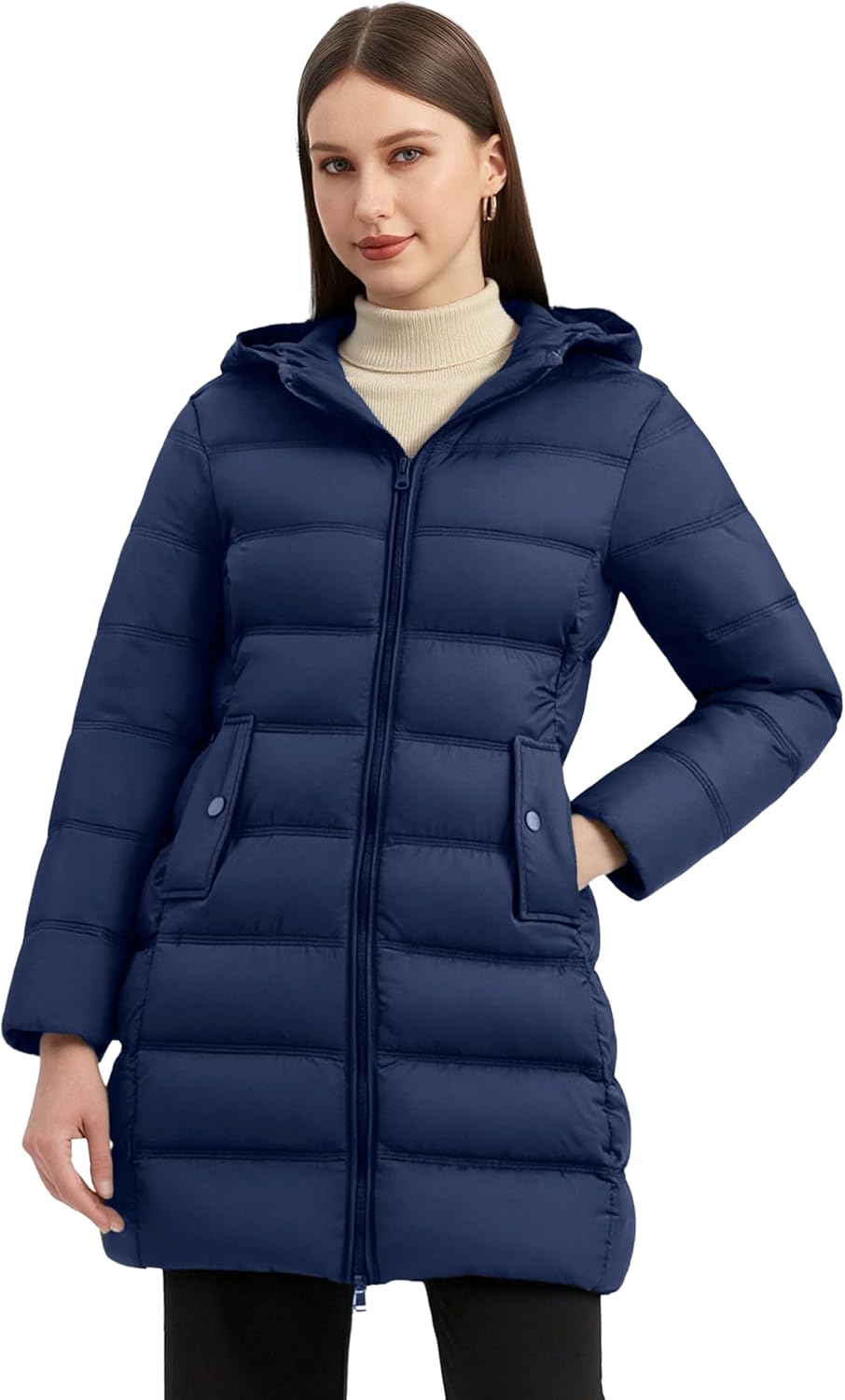 wantdo Women's Winter Puffer Coat Lightweight Warm Jacket with Hood - Image 4