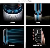Dyson Purifier Cool™ PC1 Turmventilator Luftreiniger mit HEPA‑H13‑Filter – Leistungsstarke Kühlung & Luftreinigung für Räume bis 23qm, Steuerung über App‑ & Fernbedienung, 350° Rotation (Weiß) - 6
