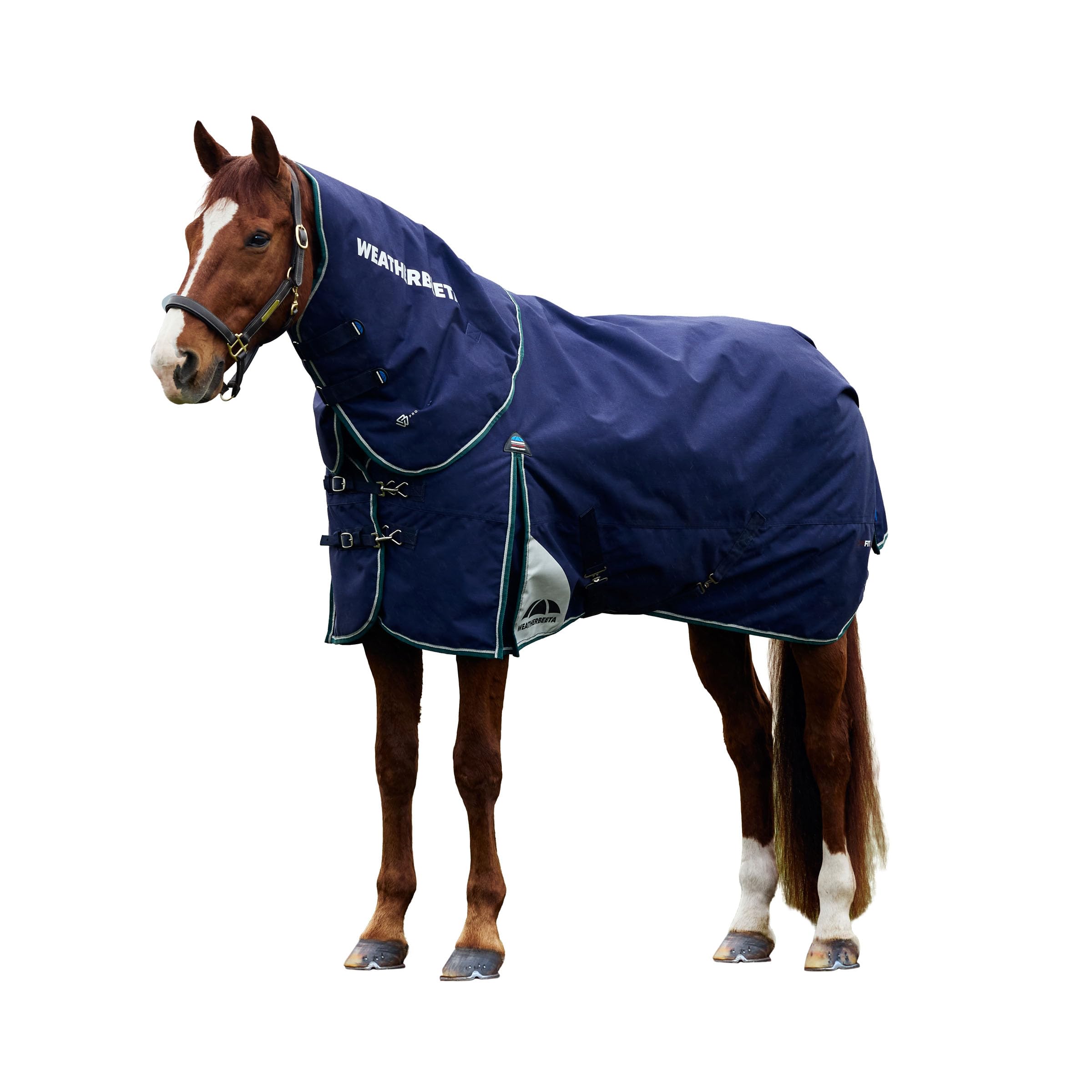WeatherBeeta ComFiTec Plus Dynamic Turnout Detach-A-Neck 0g, Navy/Forest Green, 5'9 โ image 1