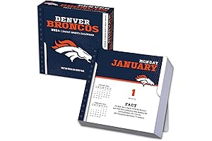 2024 Denver Broncos Daily Trivia Calendar by TURNER SPORTS