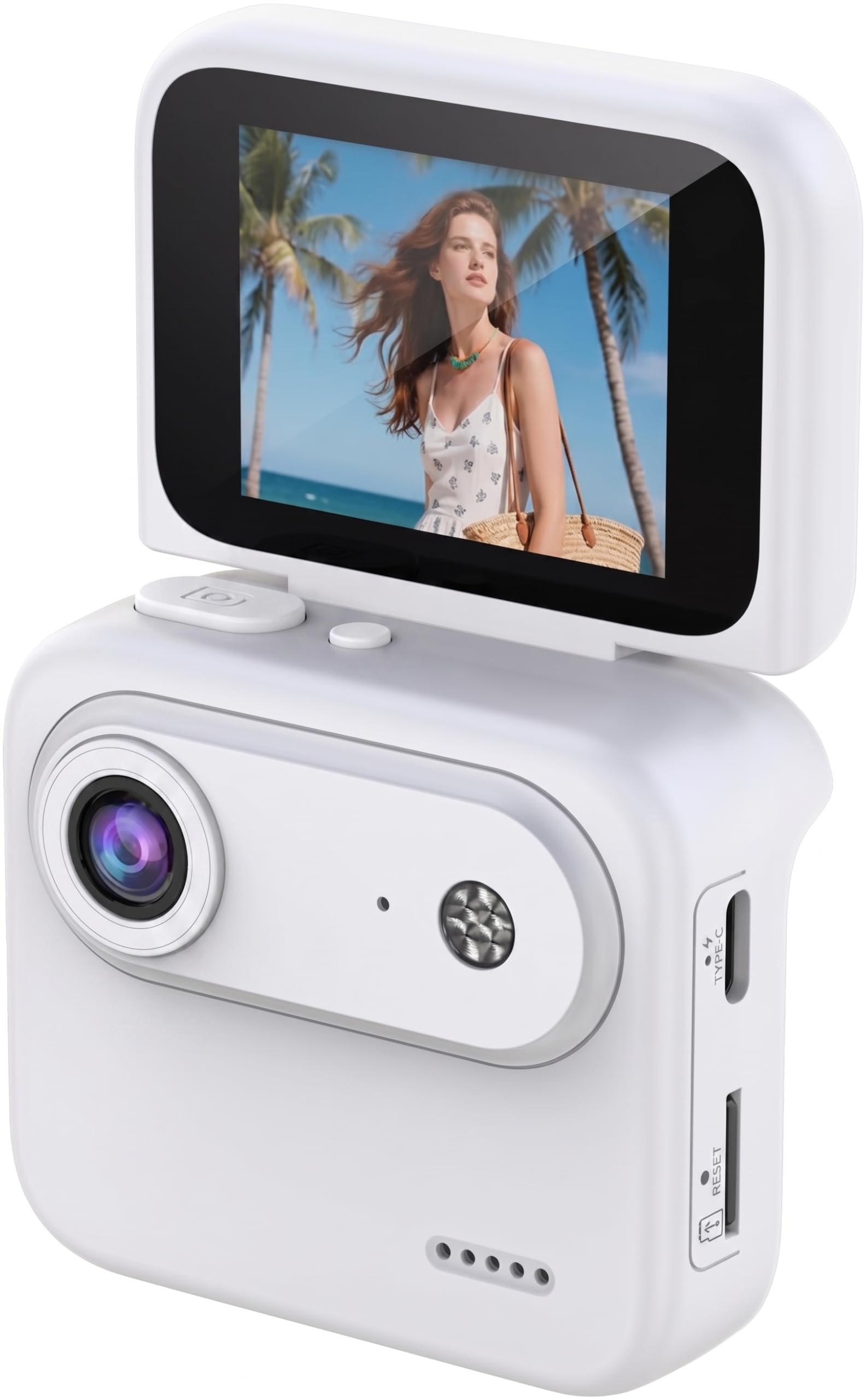 Y360 Digital Camera 1080P with 2.0 Reversible Screen 143 Wide Angle Lens Anti Shake Stabilization Universal Mount for Vlog-image-49