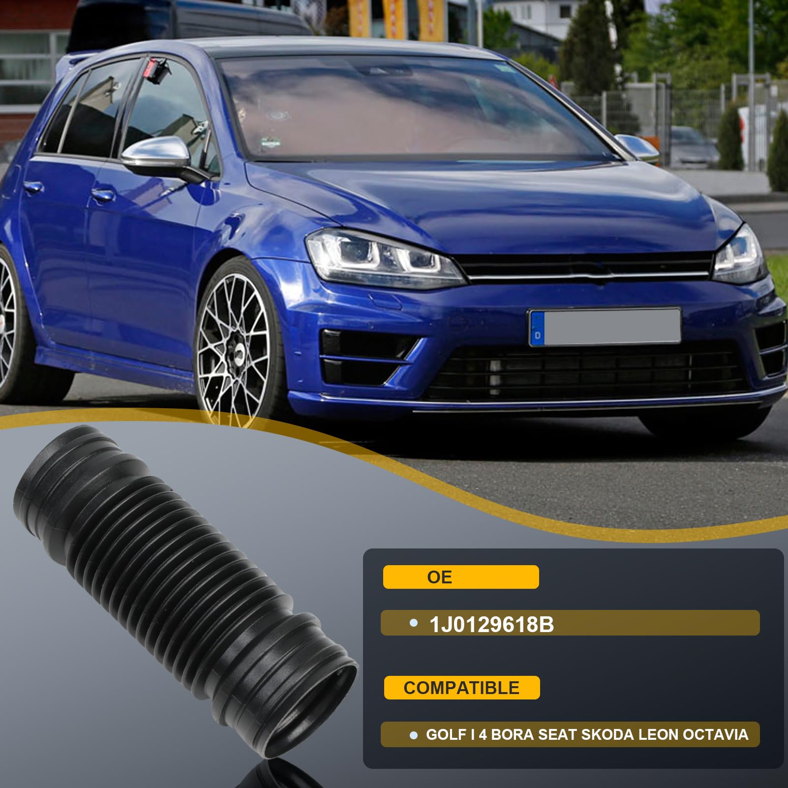 Tubo aria collettore di aspirazione 1J0129618B per Golf 4 Bora Octavia Tubo aria Skoda Leon per Golf IV Toledo Tubo aspirazione aria in gomma