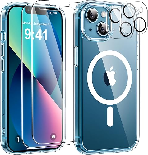 5 in 1 Coque pour iPhone 13 Magnétique YisrLery