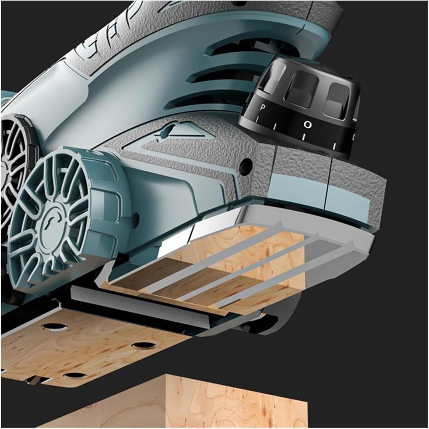 12V 13000RPM Brushless Cordless Electric Planer Handheld Mini Planer Wood Cutting Tool With Wrench
