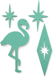 Atomic Flamingo Diamonds Starburst Midcentury Modern Fridge Magnets Art Refrigerator Kitchen Décor 1960s Retro 50s Home Office MCM (Mint)