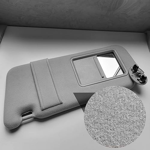 Miniatura 6 de Reemplazo de visera solar Toyota Camry, compatible con Toyota Camry 2007 2008 2009 2010 2011 e híbrido sin luz, lado del conductor y pasajero,