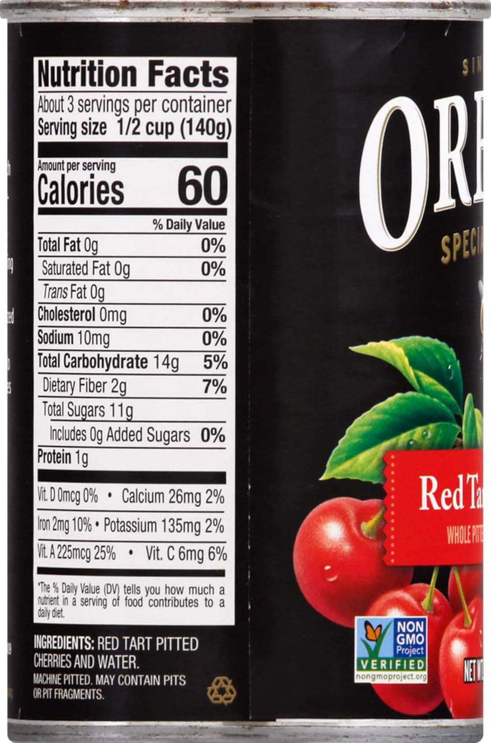 Oregon Fruit Pie Cherries Red Tart, 14.5-Ounce (Pack of 4)
