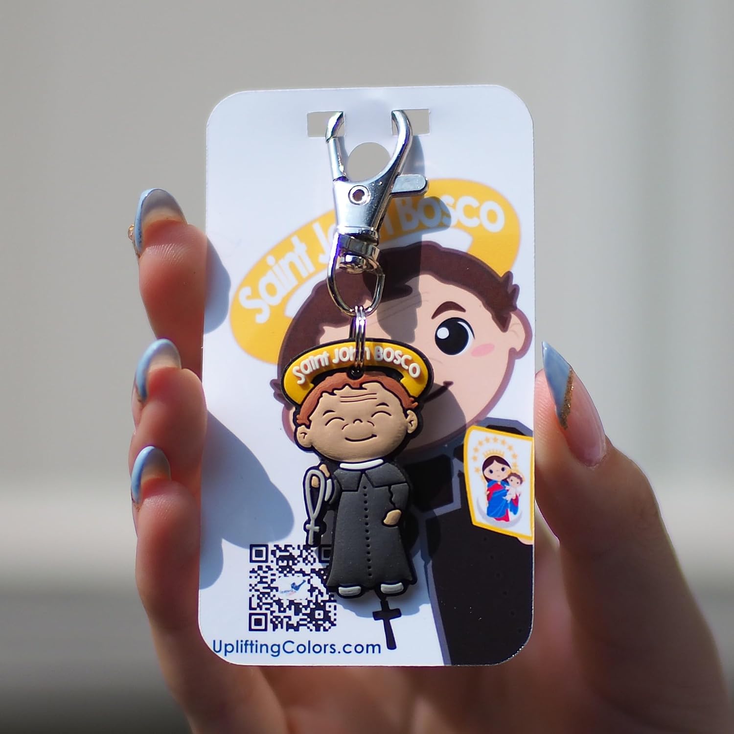 Uplifting Lil St John Bosco Keychain image 3
