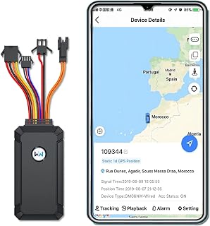 GPS Tracker for Vehicle,No Monthly Fee,GS05 3G Multiple Ports-SOS Button-Microphone - Remotely Voice Monitoring for Car Rental, Loan Vehicles, Fleet Management Industries