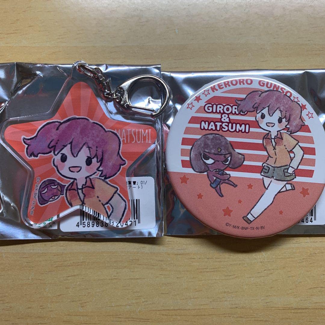 Amazon | ケロロ軍曹 日向夏美 ギロロ グラフアート 缶バッジ アクキー 