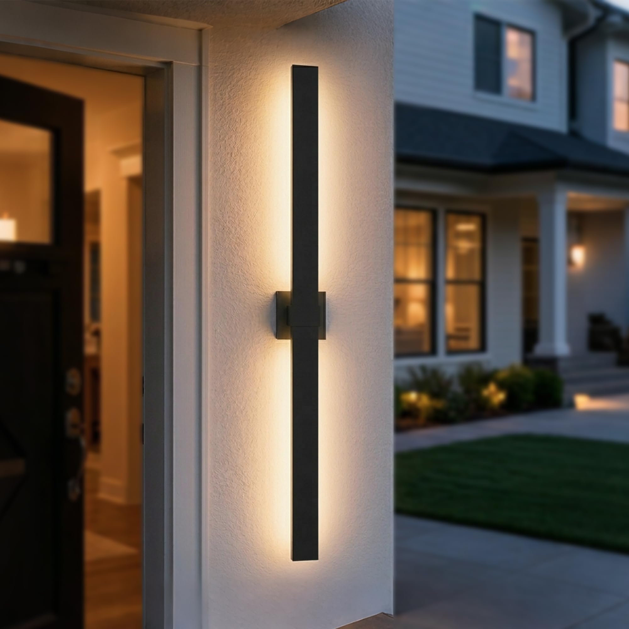 Photo 1 of LamQee Aluminum 47" Outdoor Wall Light, 3000K Integrated LED