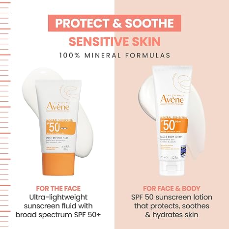 Avene Mineral Sunscreen Multi-Defense Fluid SPF 50+