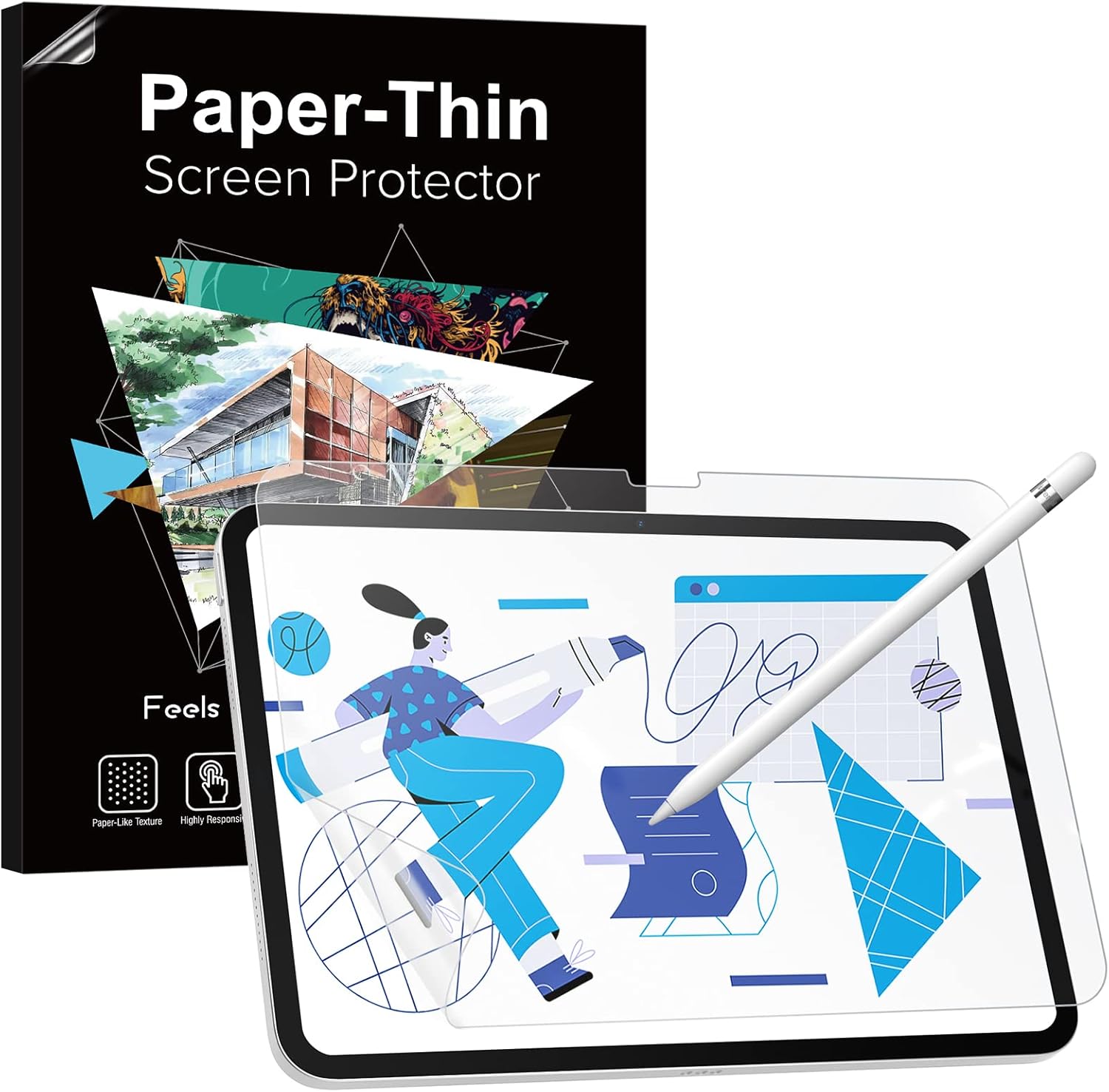 TiMOVO for iPad 10th Generation Screen Protector, 10.9 inch iPad Screen
