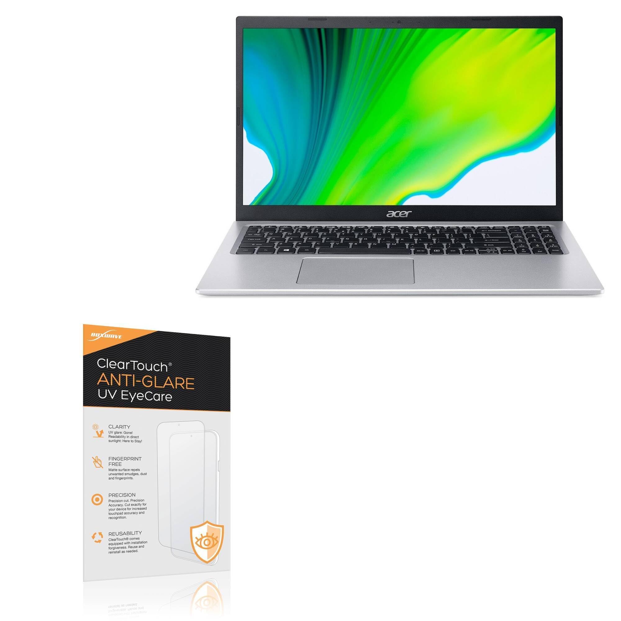 BoxWave Screen Protector Compatible With Acer Aspire 5 (A515-56T) - ClearTouch Anti-Glare Anti-UV EyeCare (2-Pack), Filters out Harmful Blue Light Reduce Fatigue