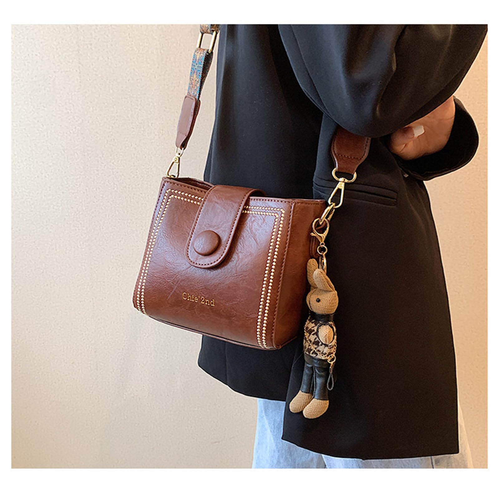Borsa A Tracolla da Donna Secchiello Elegante E Versatile Piccola-Verde