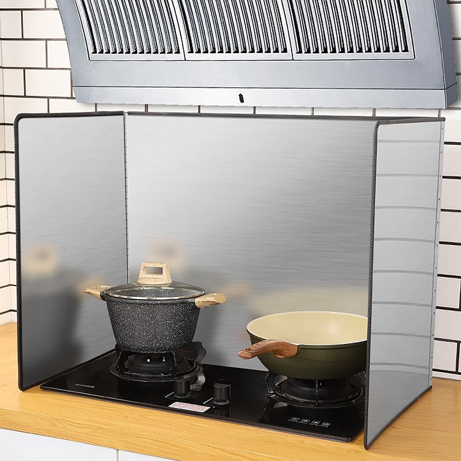 BATLAM Paraschizzi Paraschizzi, Deflettore Olio per Cucinare Cucina Cottura Padella Anti Splatter, Protettore Paraspruzzi Olio (Dimensioni : 50 * 50 * 50CM) (45 * 45 * 45CM)