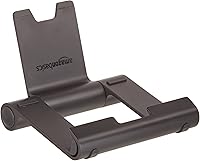 Vista 4 de Yaxa Basics - Soporte portátil multiángulo para iPad, tableta, lector electrónico y teléfonos, color negro