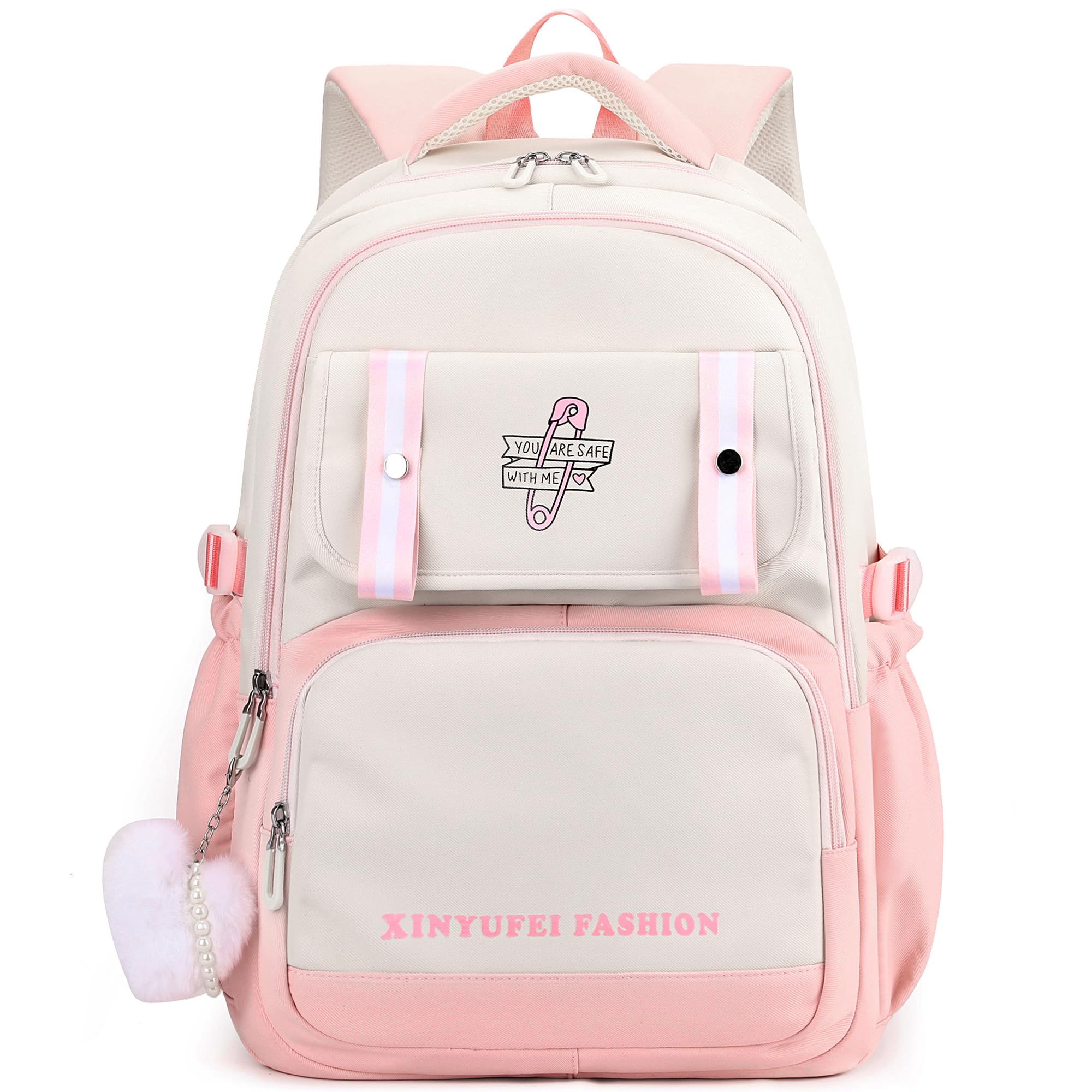 Makukke Mochila escolar para niñas y adolescentes, bonita bolsa para libros, mochila escolar para niños, mochila impermeable para niñas