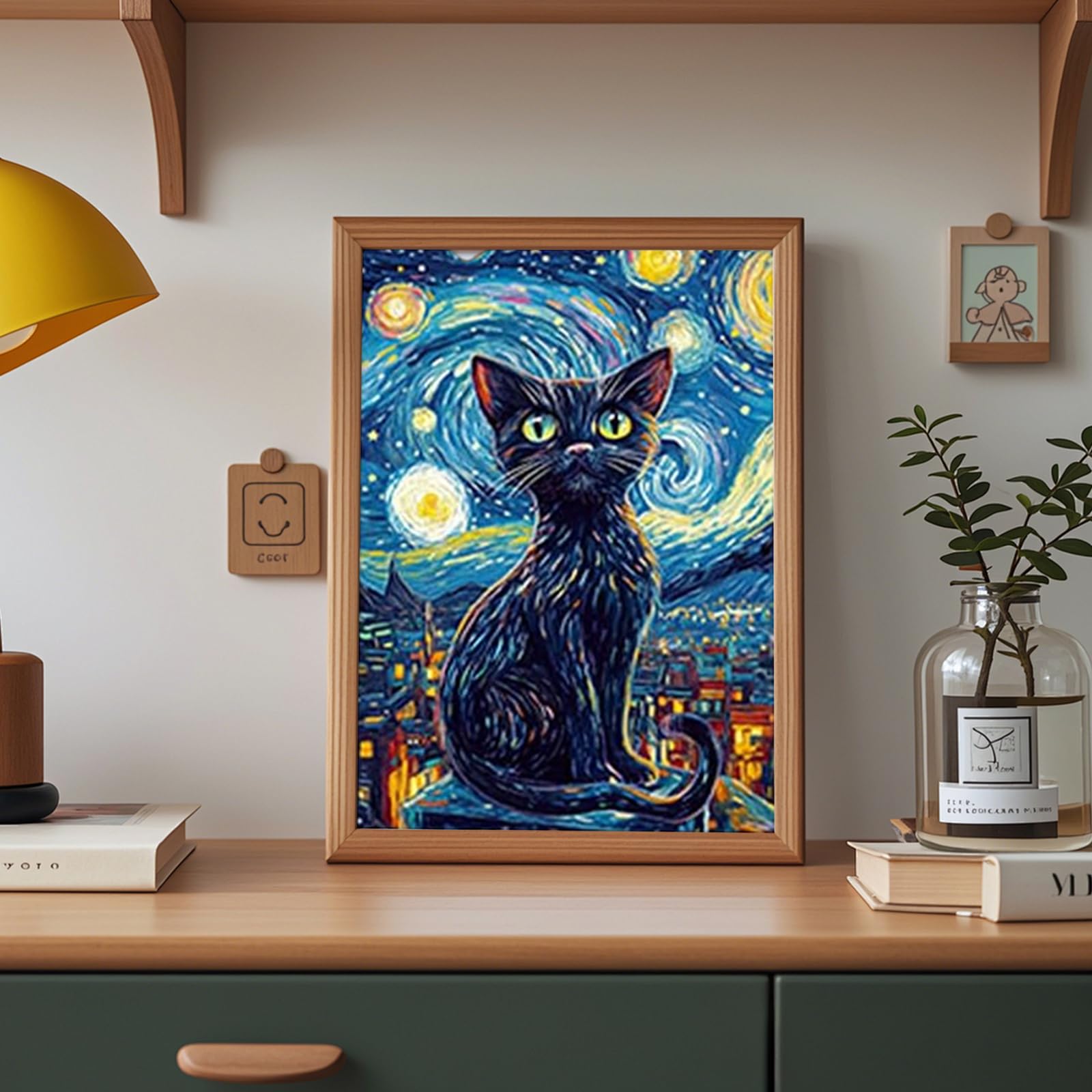 Carte à Gratter - Scratchboard Art - Activités Créatives pour Décorer Chambre, Salon, Bureau