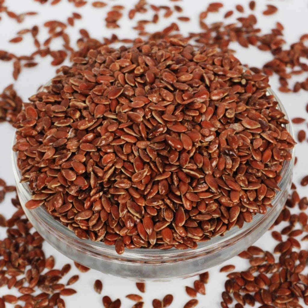 SJH Roasted Flax Seeds 400gm for Eating for Weight Loss Salted Alsi with