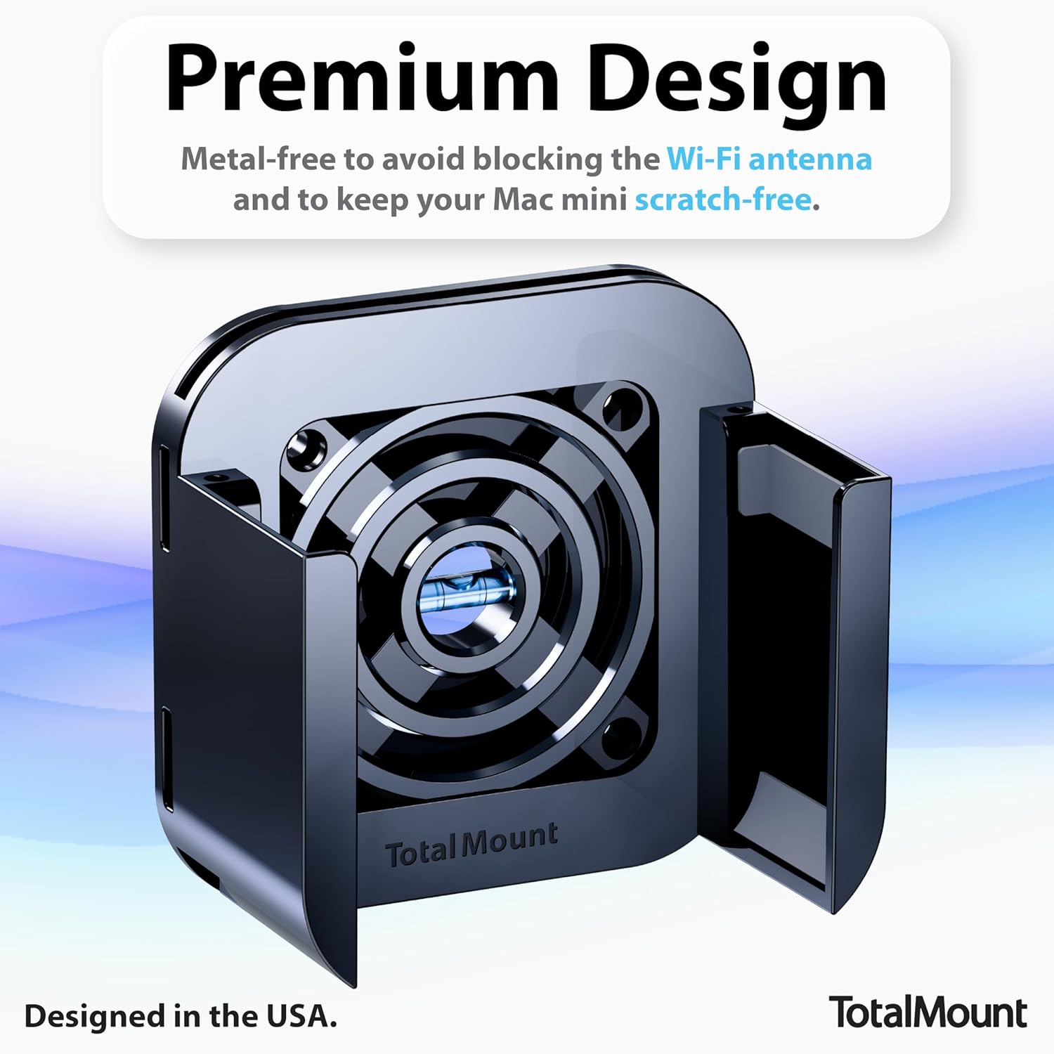 TotalMount for Mac mini (Mount to a Wall, Monitor, or Desk) – Includes Cooling Airflow Vents (Professional)