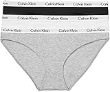 Calvin Klein Women's Carousel Bikini Panty Small Black/White/Grey Heather 3