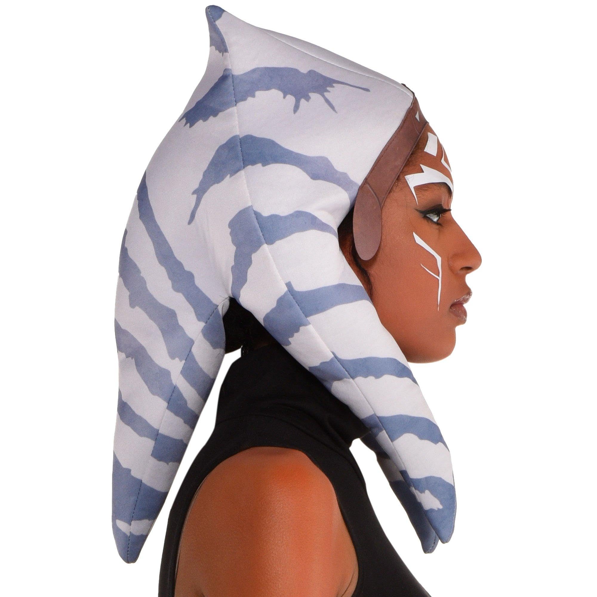 Party City Ahsoka - Kit de accesorios para disfraz para adolescentes y adultos, Star Wars: The Mandalorian, disfraz incluye tocado y mangas para brazos, disfraces para Halloween, fiestas de cumpleaños