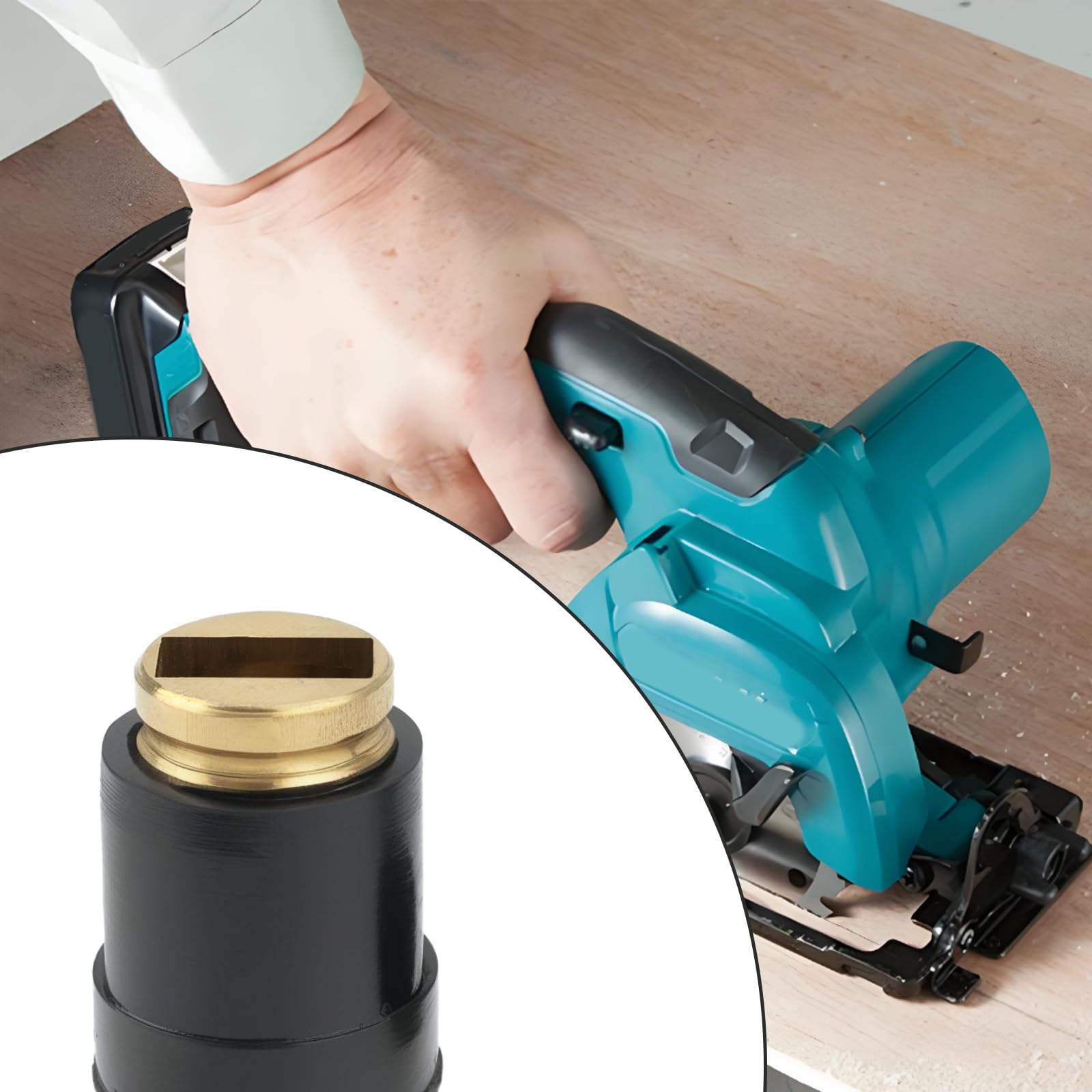 OTOTEC 1 Set Carbon Brush CB-154 & Housings and Caps Set Replacement Part CB152 CB153 Carbon Brush Set Compatible with Makita 5007F Circular Saw - Image 4