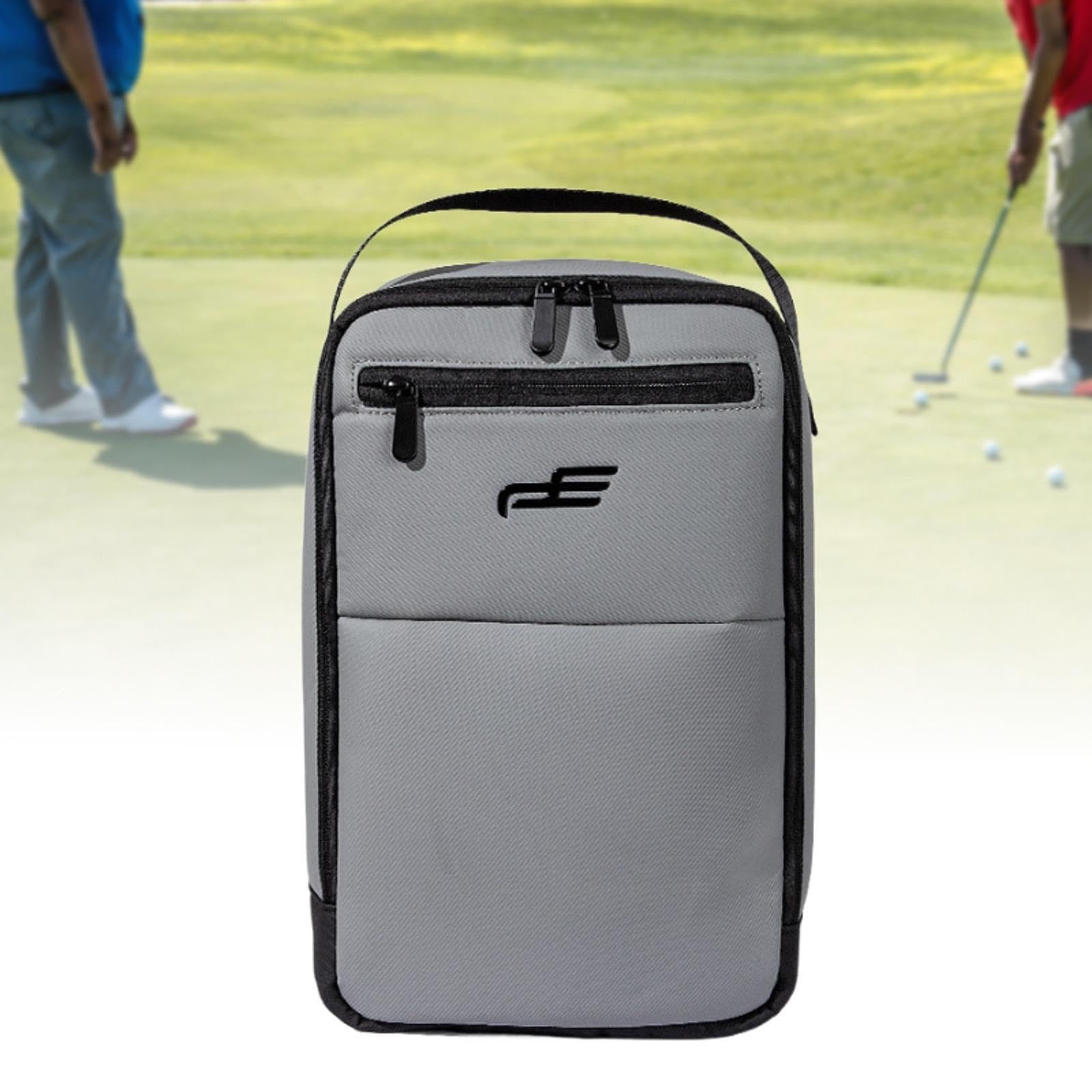 Golfschuhtasche, Sportschuhtasche, Organizer mit Außentasche, Leichte Und Multifunktionale Schuhtasche mit Reißverschluss