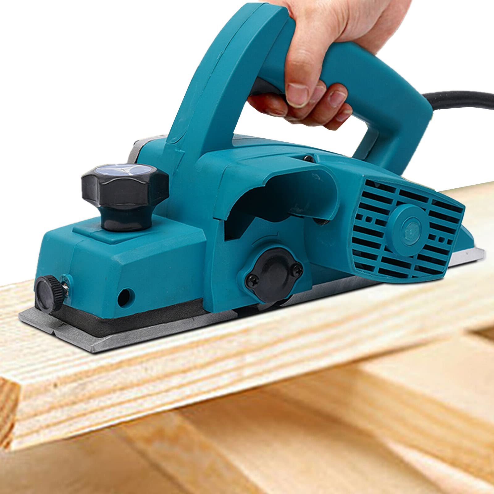 Piallatrice Elettrica 800 W per Legno - 11000 UPM, 1 mm, Larghezza Pialla: 82 mm