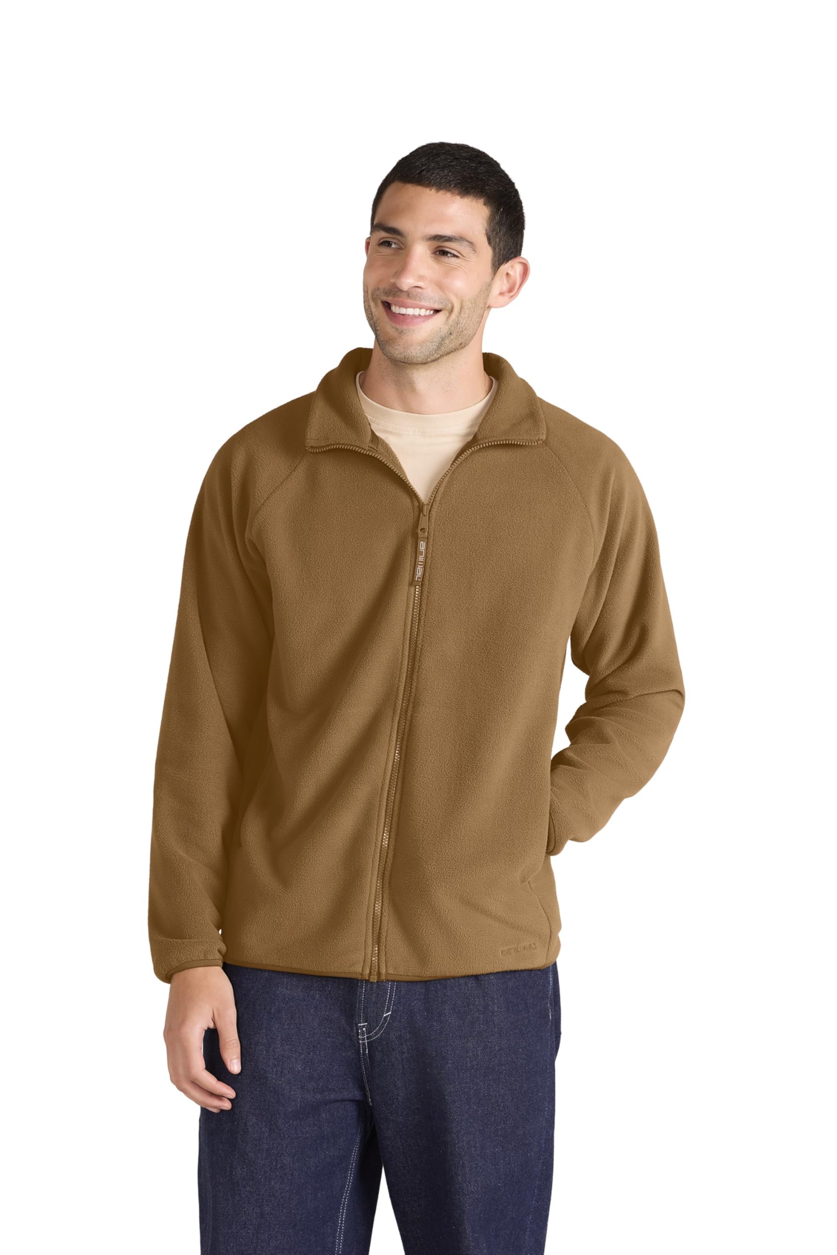 Animal Men's Mustard Stockholm Full-Zip Fleece - Warm & Cosy Sweatshirt, Soft & Breathable Fabric - Spring Summer, Holiday, Walking, Hiking & Outdoors S