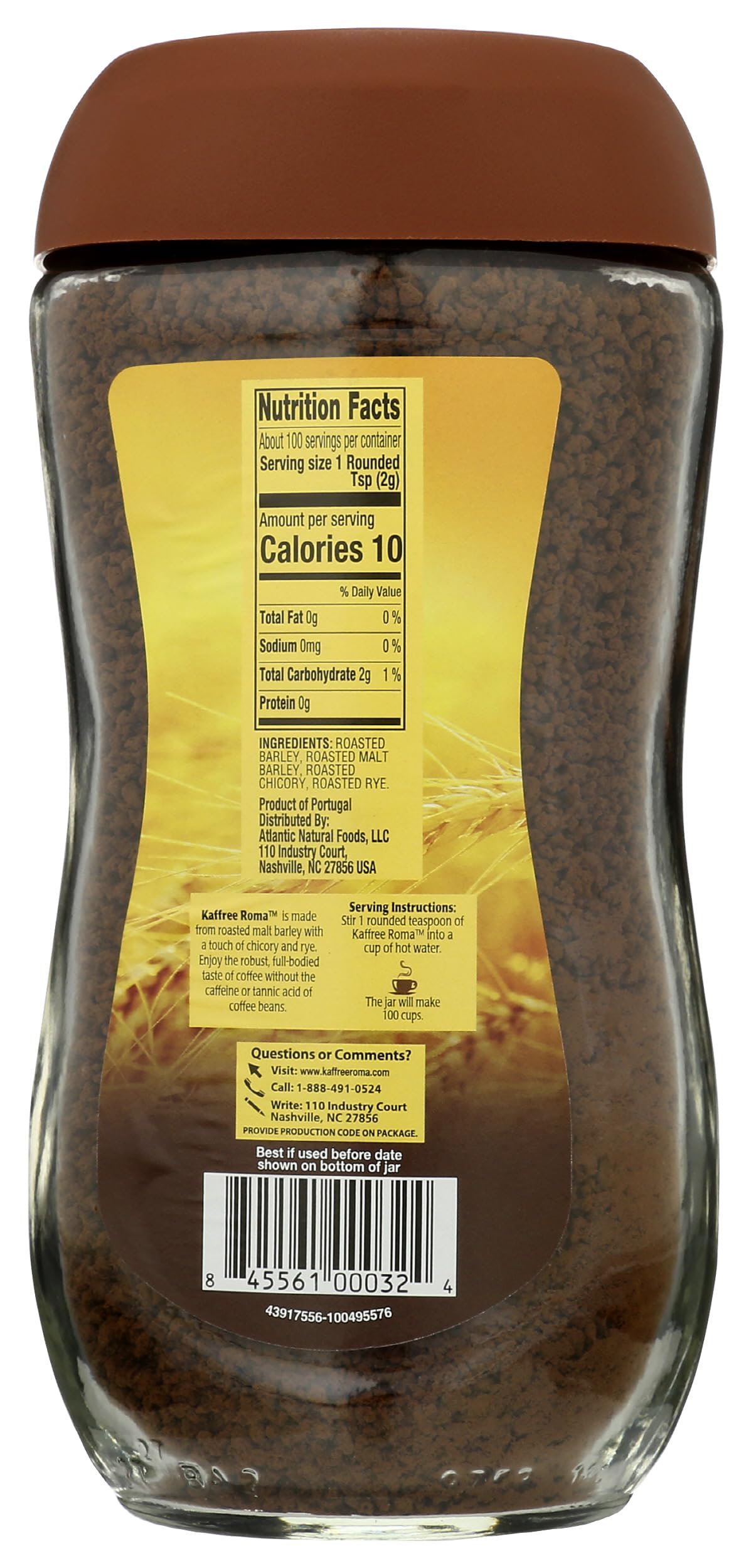 Kaffree Roma Coffee Substitute, 7 Ounce by Kaffree Roma