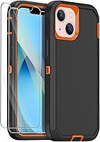 Vista 8 de Annymall Funda para iPhone 13 Mini con 2 protectores de pantalla, protección contra caídas a prueba de golpes, cuerpo completo, resistente, 3 capas