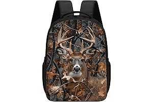 16 Inch Realistic Forest Camo Deer Backpack for Boys and Girls