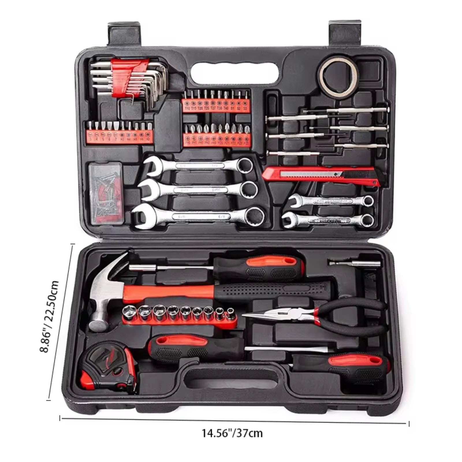 Chiavi a Cricchetto Set Di Attrezzi Per Auto E Casa Da 148 Pezzi Kit Multifunzionale Per Gli Appassionati Di Auto Riparazioni Domestiche Fai Da Te E Manutenzione Quotidiana
