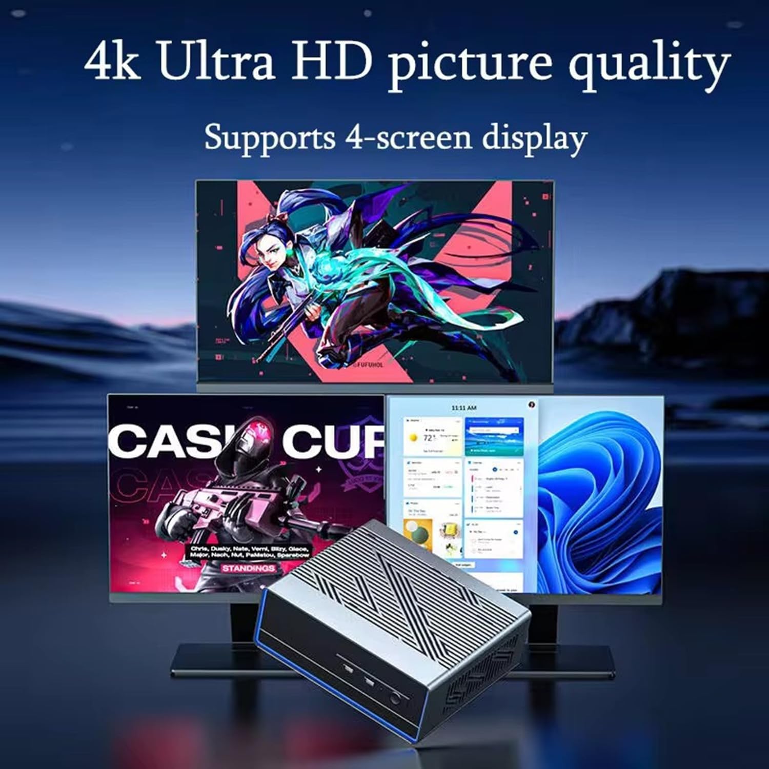 ミニpc 最新第12世代インテル i9-12900H Mini PC Windows 11 Pro (TPM2