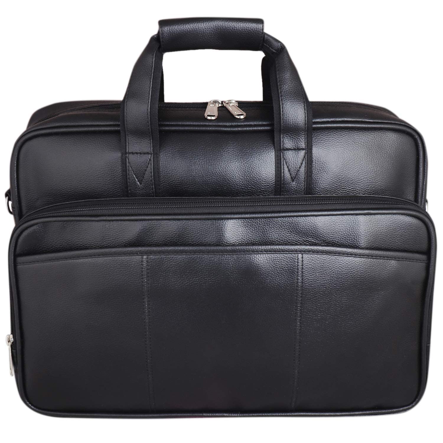 SW SUPER WORLD Men's Synthetic Leather Briefcase Best Laptop Messenger Bag Satchel | Shoulder Sling Office Bag for Men & Women.D