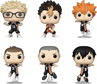 Funko Pop! Haikyu!!- Set of 6 - Kageyama, Tanaka, Asahi, Hinata, Nishinoya and Tsukishima