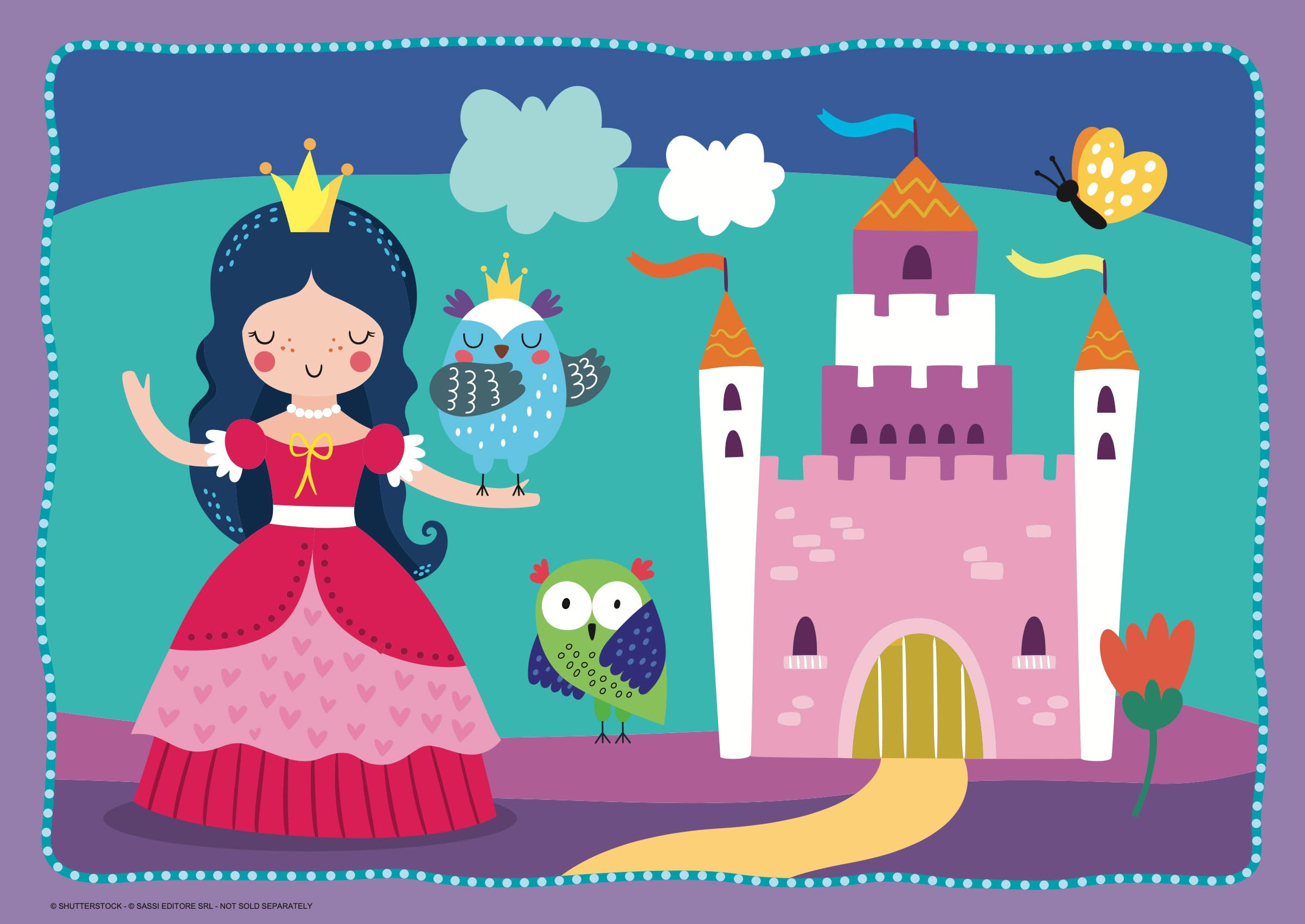 Le principesse. Mega box arts & crafts. Ediz. a colori. Con 4 fondali. Con 6 modelli 3D
