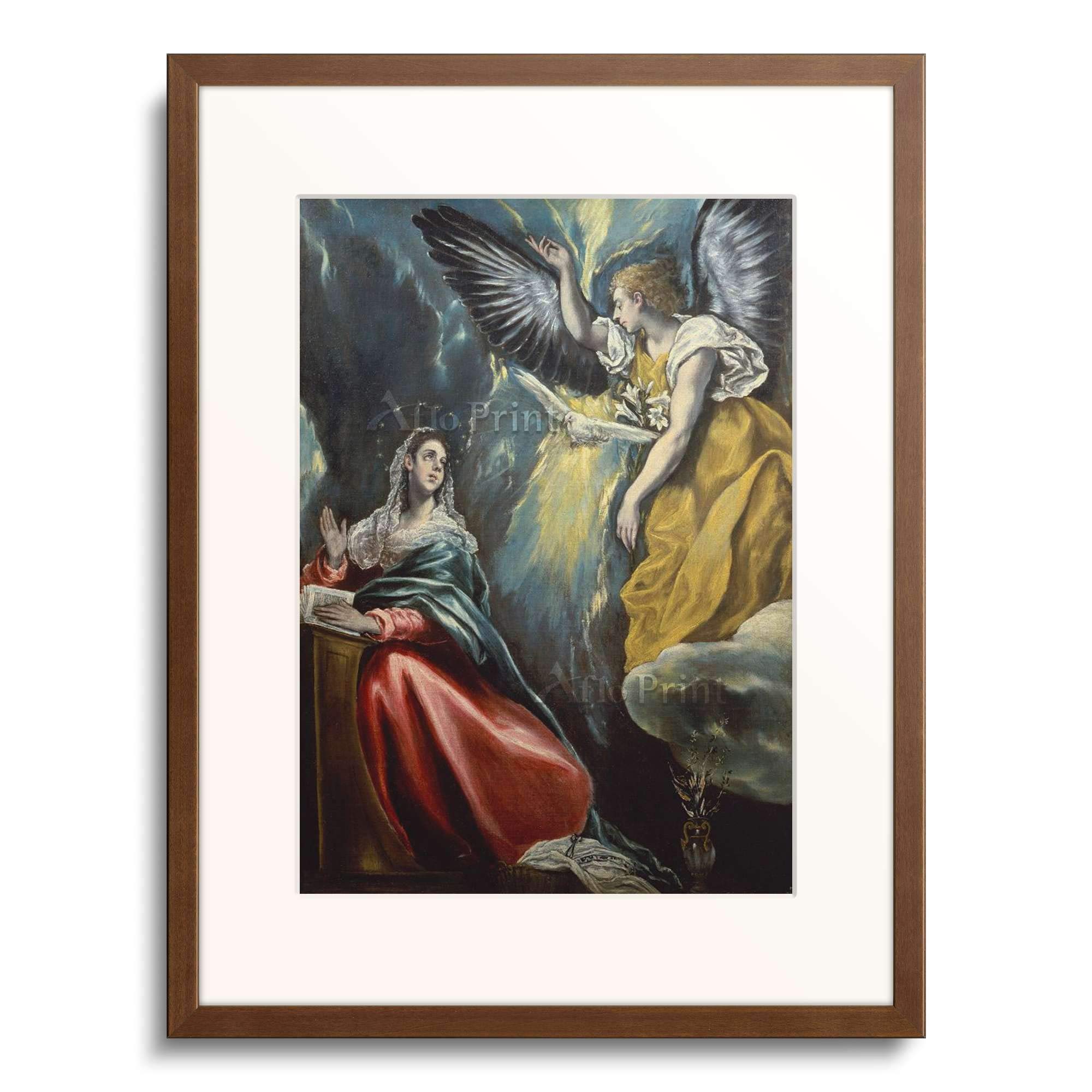 Amazon.co.jp: エル・グレコ El Greco 「受胎告知 Verkundigung Mariae