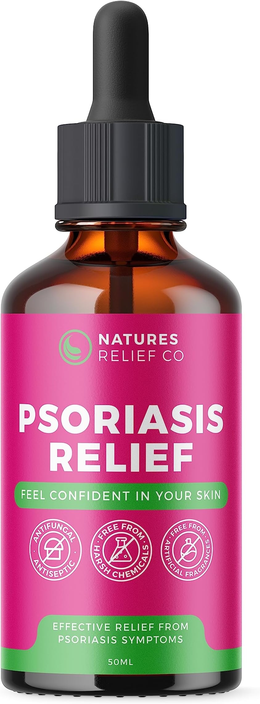 Psoriasis Relief Serum with Salicylic Acid | Fast-Acting Itchy Scalp & Skin Treatment | Soothes Scalp Psoriasis, Dry Skin & Redness | 50ml Travel-Friendly | Natural Ingredients