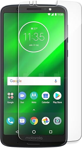 Miniatura 4 de MagGlass Protector de pantalla de vidrio templado para Moto G6, antirreflejos (mate XM90), resistente a arañazos y huellas dactilares (diseño